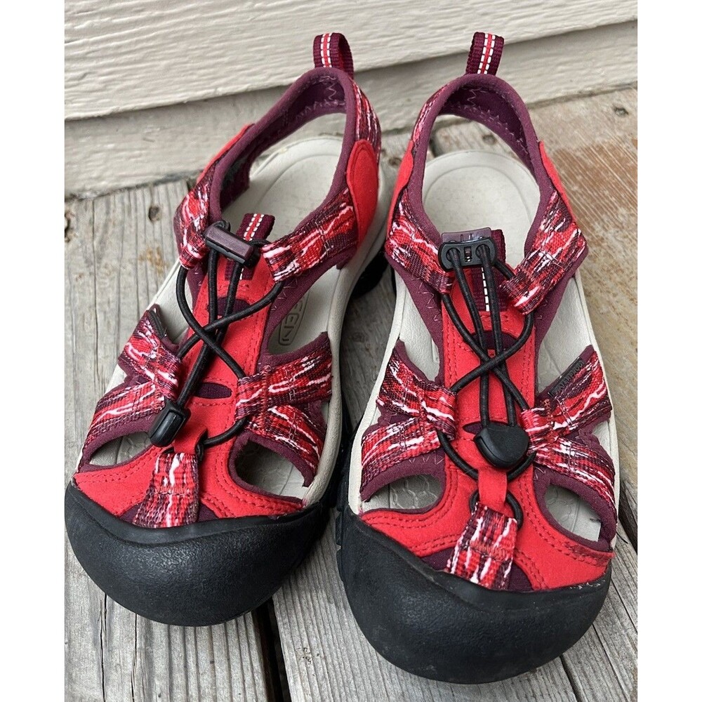 KEEN Venice H2 Women's 6 Waterproof Sport Sandals Hiking - Red - Picture 4 of 11